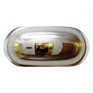 BSM306 Bilingual Safety Message Mirror,Dont Be A Hard Head 15W x 23H Dont Be A Hard Head 15W x 23H Se-Kure Domes and Mirrors 