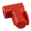 Extended Peg Hook Lock, Red, 5mm dia. Hole