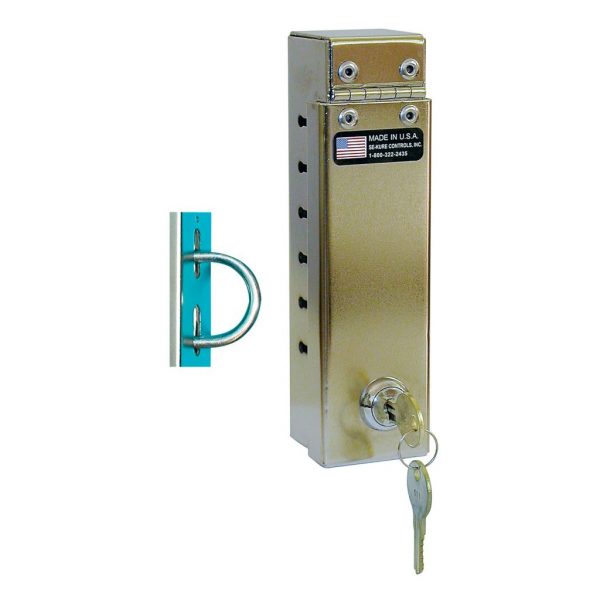 Coat Lock-narrow slot w/U-Bolt Attachment