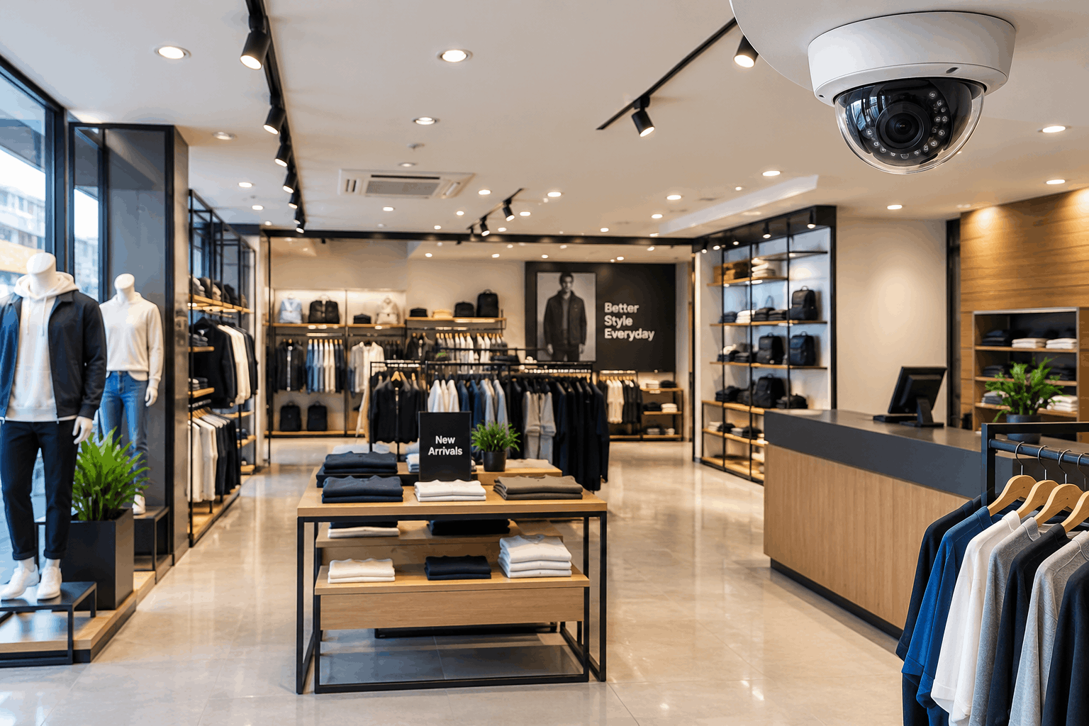 Retail CCTV system installed in Illinois store for theft prevention